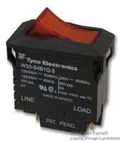 W33-S4B1Q-5 - CIRCUIT BREAKER, THERMAL, 2P, 250V, 5A - POTTER&BRUMFIELD - TE CONNECTIVITY