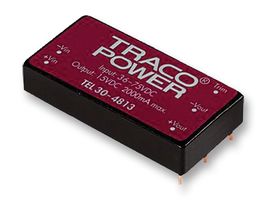 TEL 30-2412 - Isolated Through Hole DC/DC Converter, ITE, 2:1, 30 W, 1 Output, 12 V, 2.5 A - TRACO POWER