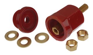 RS250GR. - TEST RECEPTACLE, SKT-RECEPTACLE, 250A, WW, RED - SUPERIOR ELECTRIC