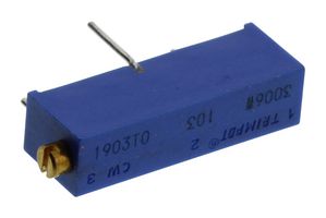 3006W-1-103LF - TRIMMER POTENTIOMETER, 10KOHM 15TURN THROUGH HOLE - BOURNS