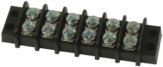 38770-0106.. - TERMINAL BLOCK, BARRIER, 6POS, 14AWG - MOLEX