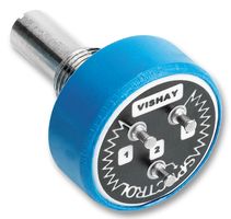 357B0203MAB251S22 - Rotary Potentiometer, Conductive Plastic, 20 kohm, 1 Turns, Linear, 1 W, ± 20%, 357 - VISHAY