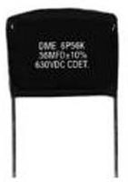 DME2P47K-F - CAPACITOR POLYESTER FILM 0.47UF, 250V, 10%, RADIAL - CORNELL DUBILIER
