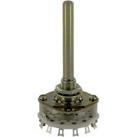 D4C0206N - SWITCH, ROTARY, DP6T, 1.5A, 115V - ELECTROSWITCH