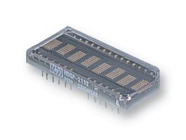 HDSP-2113 - Alphanumeric LED Display, Green, 300 mA, 7.5 mcd, 8, 4.81 mm, 5 V - BROADCOM