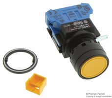 HW1B-M1F10-Y - SWITCH, INDUSTRIAL PUSHBUTTON, 22MM - IDEC