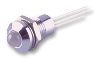 19130054 - Multicolour Panel Indicators, Satin Chrome Bezel, Red, Yellow, Green, 8 mm, R 30mA, Y 30mA, G 30mA - CML INNOVATIVE TECHNOLOGIES