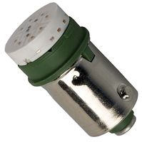 10-5306.3255 - LED BULB, MIDGET GROOVE, GREEN, T-1 3/4 - EAO