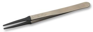 2ASASLT - Tweezer, PTFE, Straight, Flat, 4.75 ", Stainless Steel Body, Stainless Steel Tip - WELLER EREM