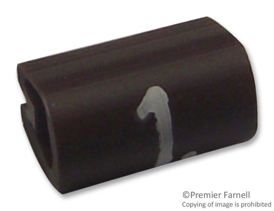 TE CONNECTIVITY Wire Markers - Clip Style 05811101 CABLE MARKER, 1, BROWN, PK100 TE CONNECTIVITY 1196392 05811101