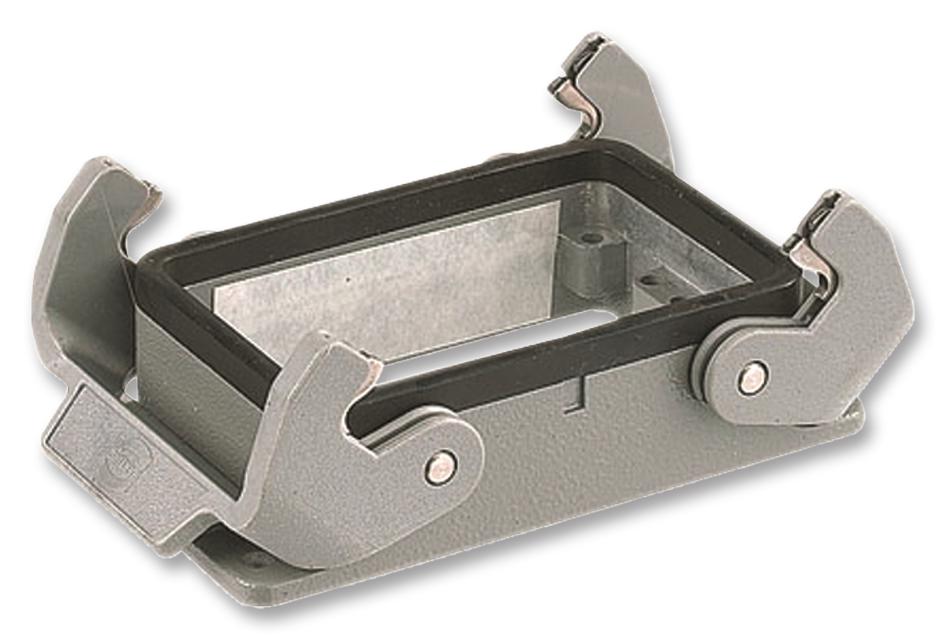 0930 010 0301 HOUSING, BULKHEAD, DOUBLE LEVER, 10B HARTING