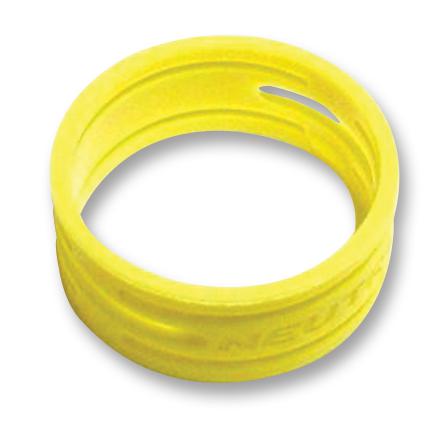 XXR4 CODING RING, YELLOW, XLR-CONNECTOR NEUTRIK