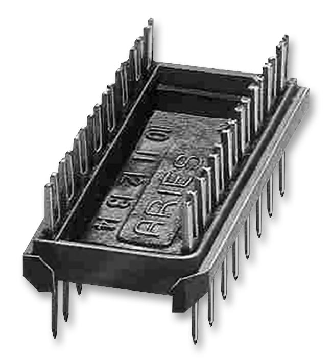 20-600-10 HEADER, DIL, 20WAY ARIES