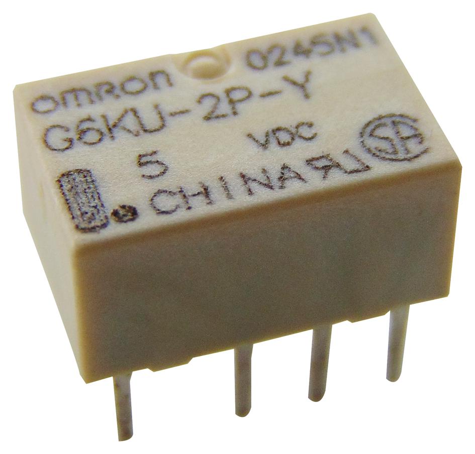 G6KU-2PY DC5 RELAY, SIGNAL, DPDT, 30VDC, 1A OMRON