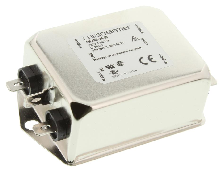 FN2020-20-06 FILTER, 20A, CHASSIS SCHAFFNER