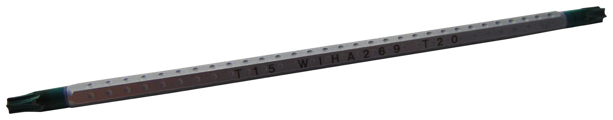 269 HEX2,0/2,0 REVERSIBLE BLADE, HEXAGON, BALL END, 2.0 WIHA