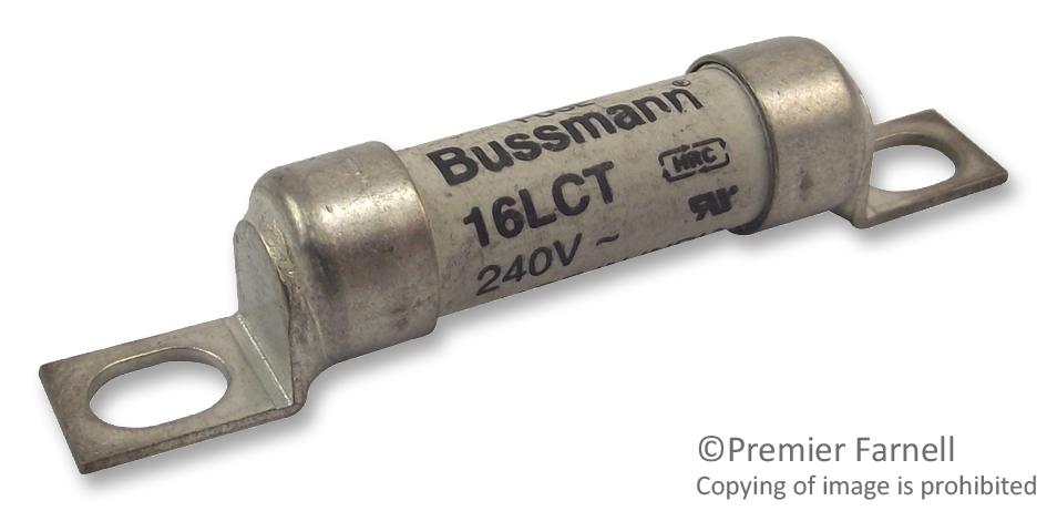 16LCT FUSE, HRC, HIGH SPEED, 16A EATON BUSSMANN