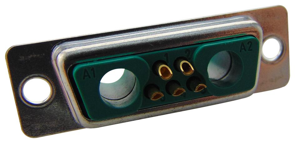 09 69 201 5072 D SUB, COMBO, RECEPTACLE, 5AMP, 7W2 HARTING