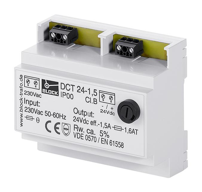 DCT12-0.5 PSU, DC, ENCLOSED, 12V, 0.5A BLOCK