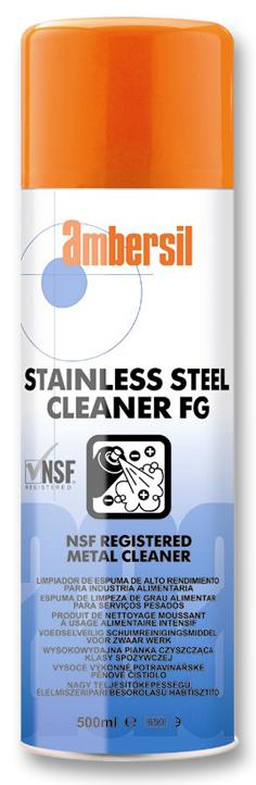 6150009360 CLEANER, STAINLESS STEEL FG, 500ML AMBERSIL