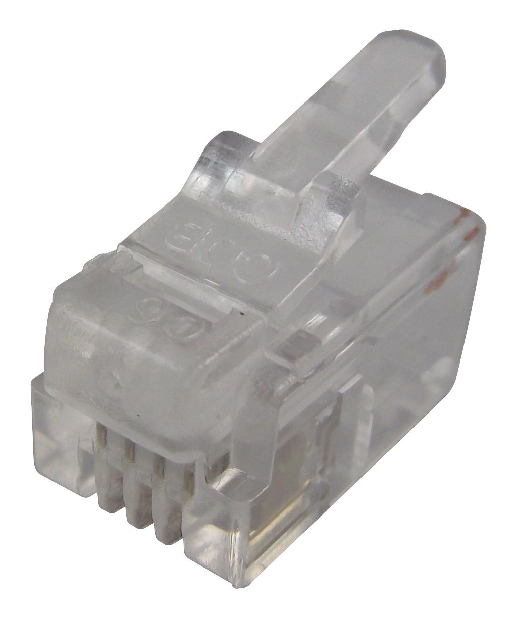 P 126 PLUG, RJ10, 4/4WAY LUMBERG