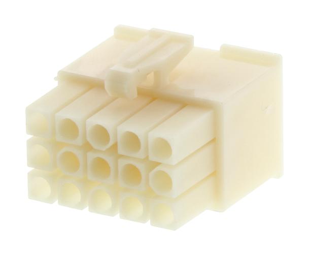 172171-1 HOUSING, PLUG, 3 ROW, 15 WAY, NYLON AMP - TE CONNECTIVITY