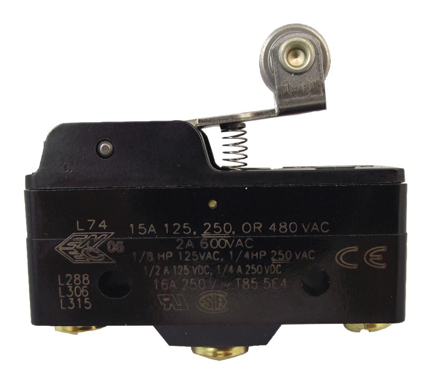 BZ-2RW822-A2 MICROSWITCH, ROLLER, SPDT, 15A, 125VAC HONEYWELL