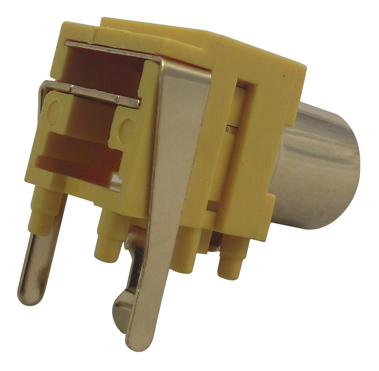 PSG01547 SOCKET, PHONO, PCB, GOLD/YELLOW MULTICOMP PRO