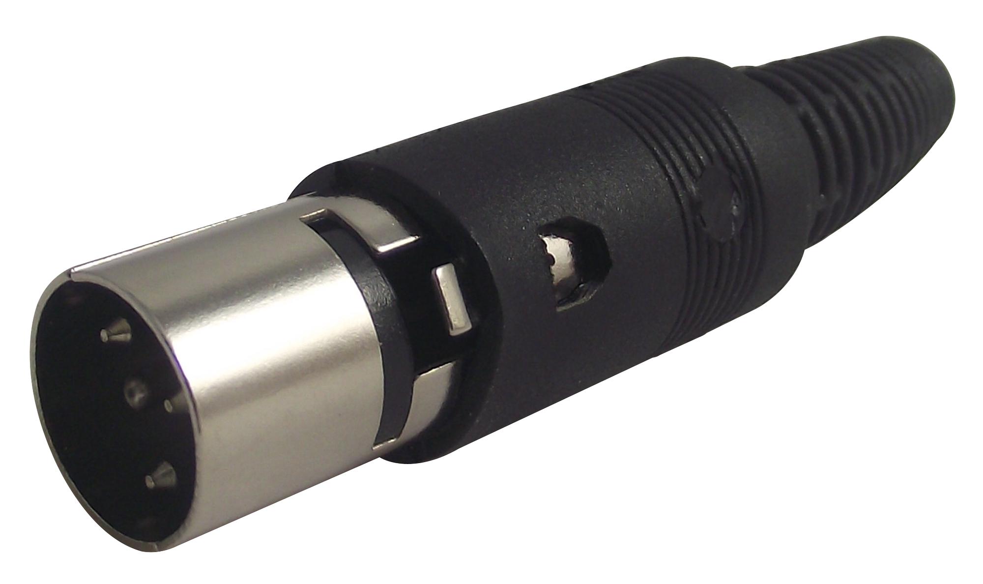 PS000054 DIN AUDIO/VIDEO CONN, PLUG, 6POS, METAL MULTICOMP PRO