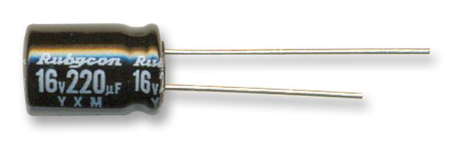 50YXM10MEFR5X11 CAP, 10µF, 50V, 20% RUBYCON