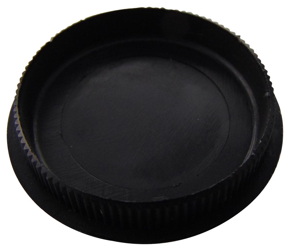 334.663 CAP, KNOB, GLAZED, BLACK MENTOR