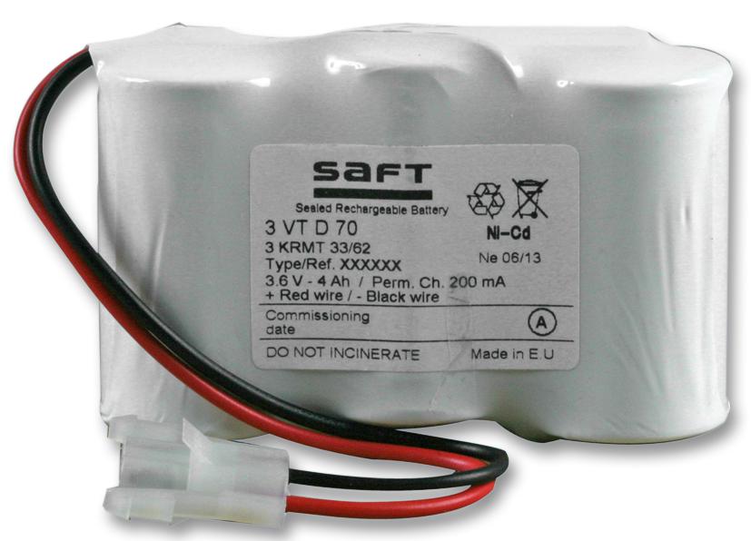 MFN7477 BATTERY,3 X D,NI-CAD,4.2AH,3.6 SAFT