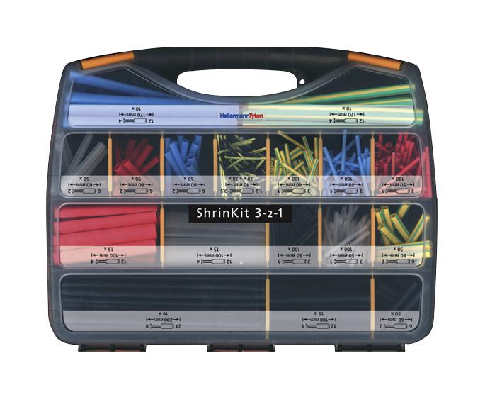 380-03002 HEAT SHRINK KIT, 321UNIVERSAL HELLERMANNTYTON