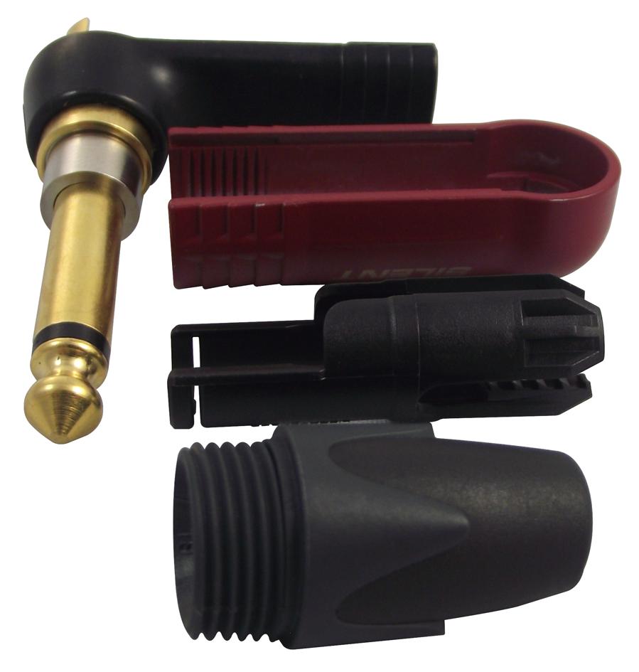 NP2RX-AU-SILENT PLUG, 1/4" JACK, 90DEG, 2POLE NEUTRIK