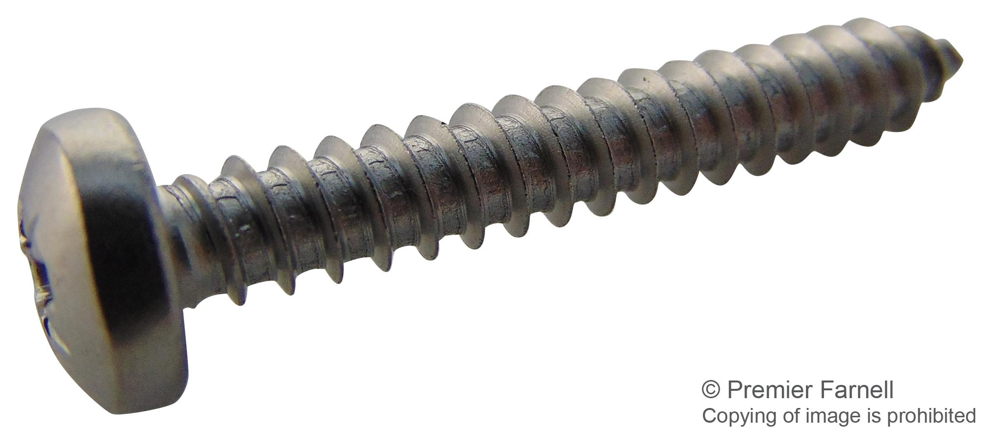 N101.250 PRA2ABS100- SCREW, POZI PAN, STEEL, 10X1-1/4, PK100 TR FASTENINGS