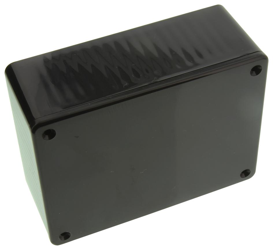 1591SSBK BOX, ABS, BLACK, 110X82X44MM HAMMOND