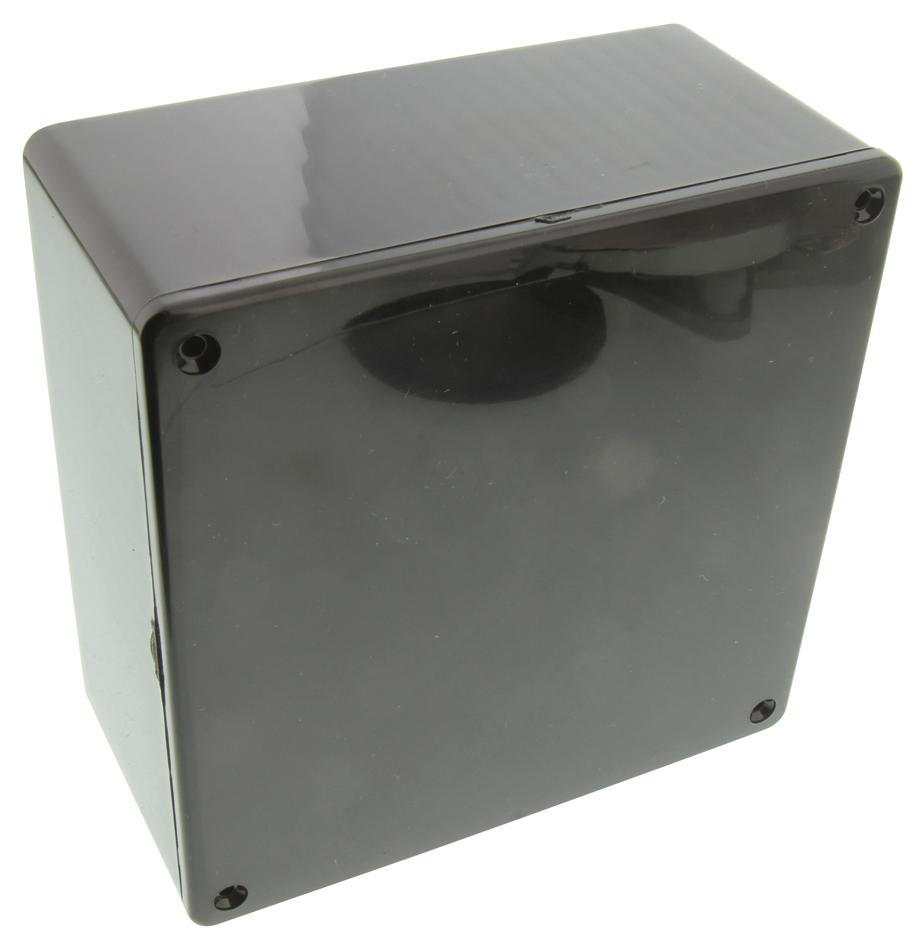 1591USBK BOX, ABS, BLACK, 120X120X59MM HAMMOND