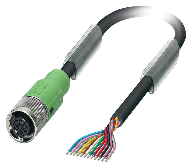 1430637 SENSOR CORD, 12P, M12 RCPT-FREE END, 5M PHOENIX CONTACT