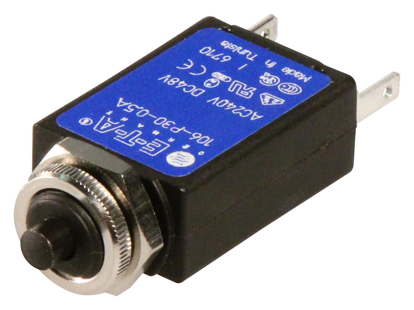 106-P30 0.5A CIRCUIT BREAKER, 0.5A ETA