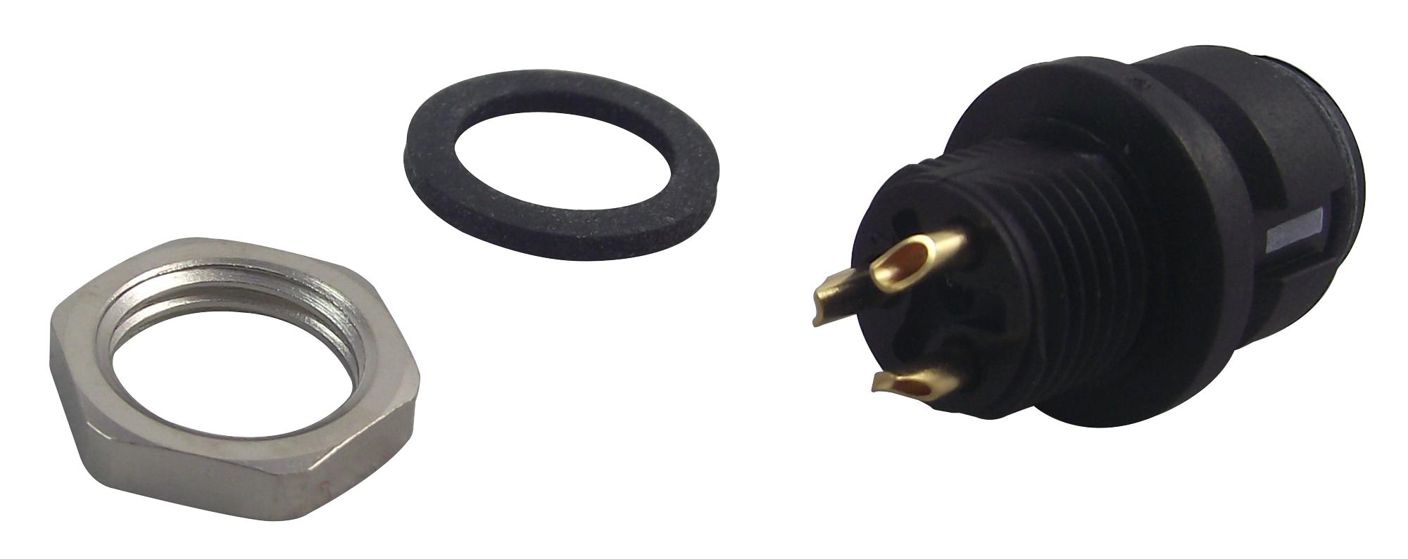 99-9208-00-03 SOCKET, PANEL MOUNT, 3WAY BINDER