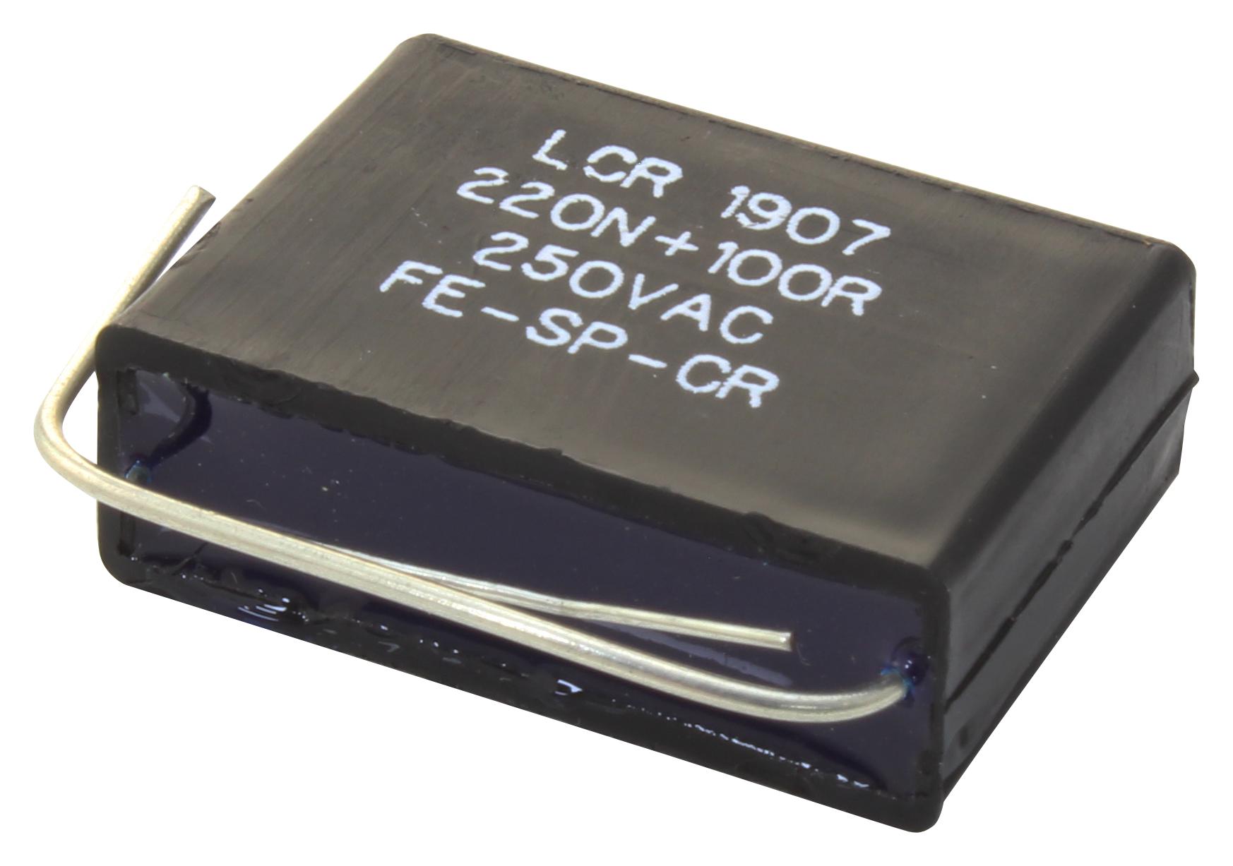 FE-SP-CR23-220/100 CAP, SUP, X2, 0.22UF, 250VAC, RADIAL BOX LCR COMPONENTS