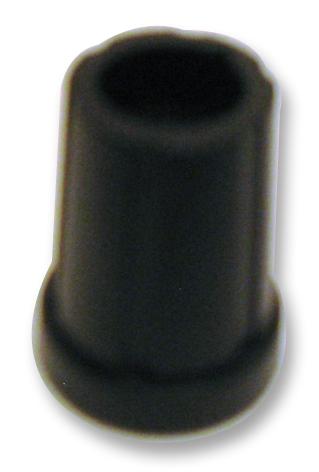 CP-AA19A-T18/B6 KNOB, 19MM, BLACK, T18 KNURAL SHA MULTICOMP