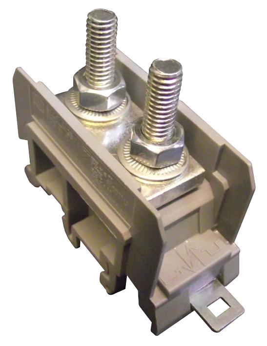 011514023 TERMINAL BLOCK, DIN RAIL, 2POS, 12AWG ENTRELEC - TE CONNECTIVITY