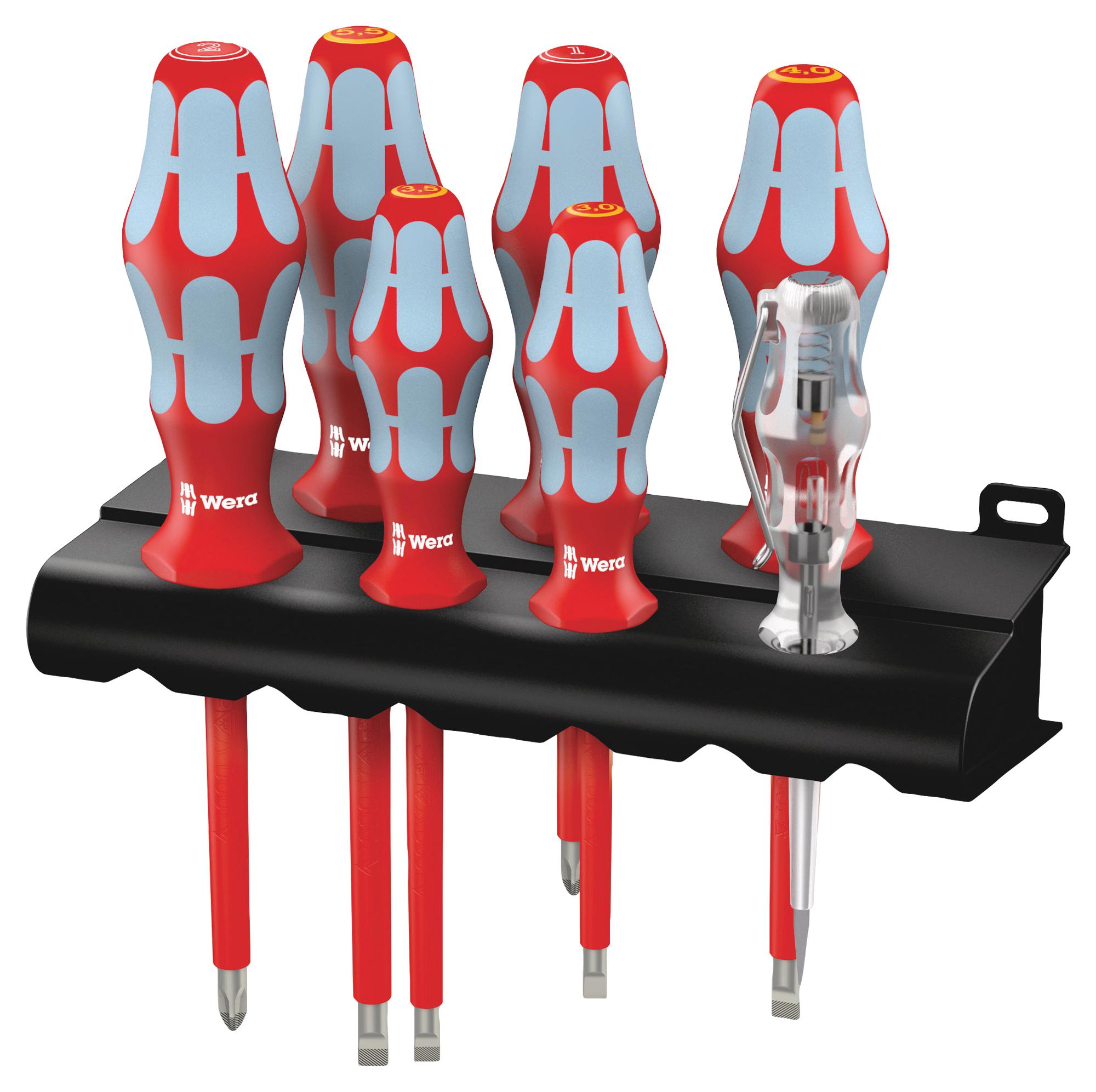 3160 I/7 SCREWDRIVER SET, VDE, STAINLESS STEEL WERA