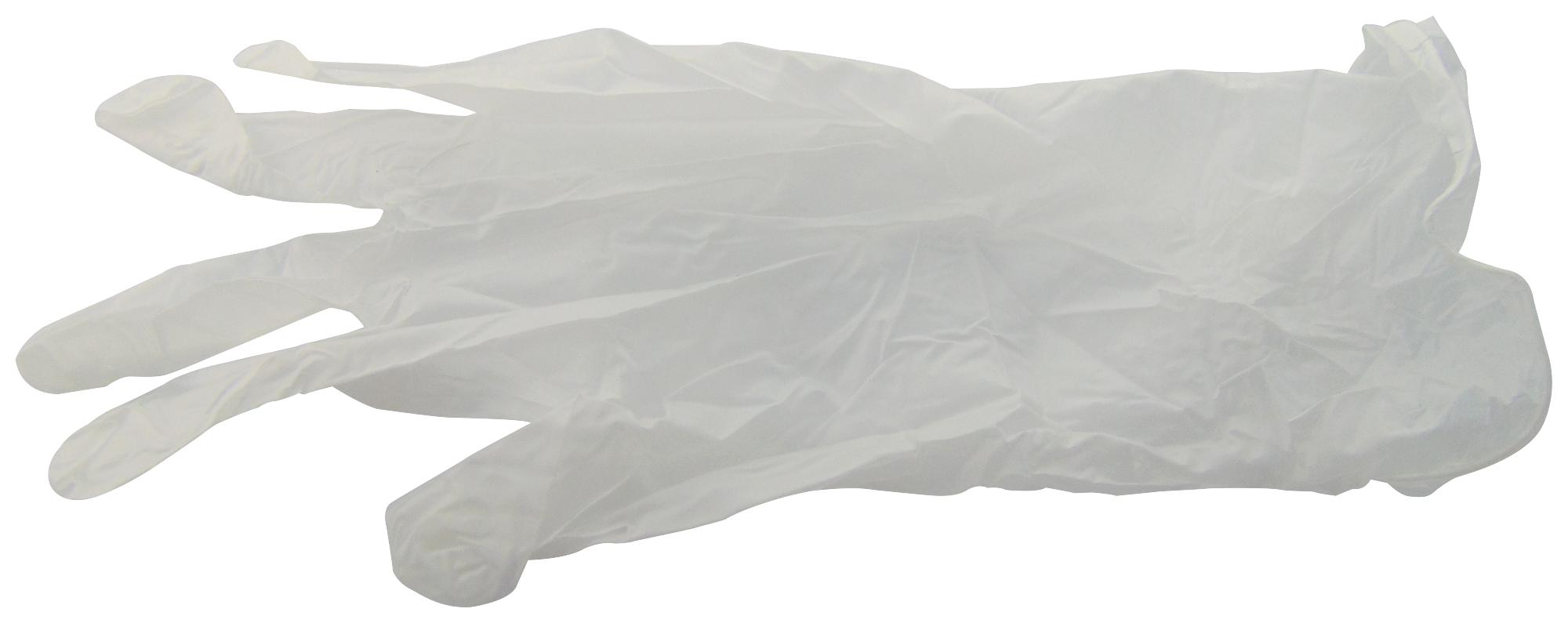 509-0022 VINYL CLEANROOM GLOVES, XL, PK100 MULTICOMP