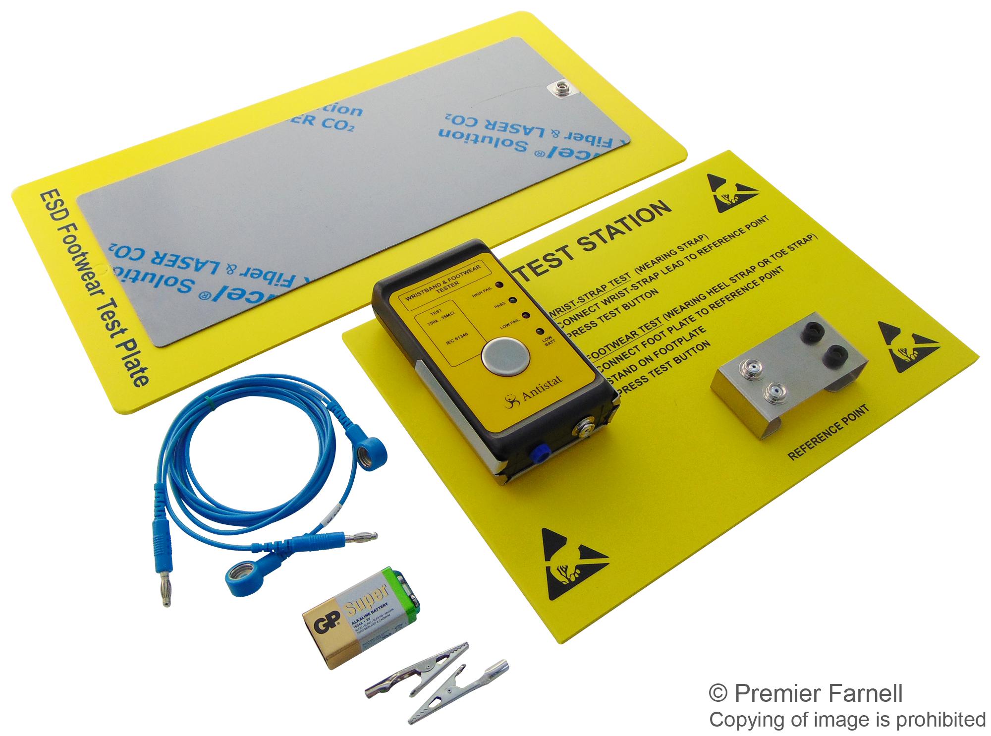 093-0019 TESTER, ESD WRISTSTRAP / FOOTWEAR MULTICOMP