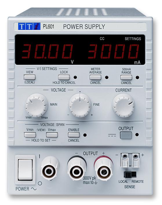 PL601 POWER SUPPLY, 1CH, 60V, 1.5A, ADJUSTABLE AIM-TTI INSTRUMENTS