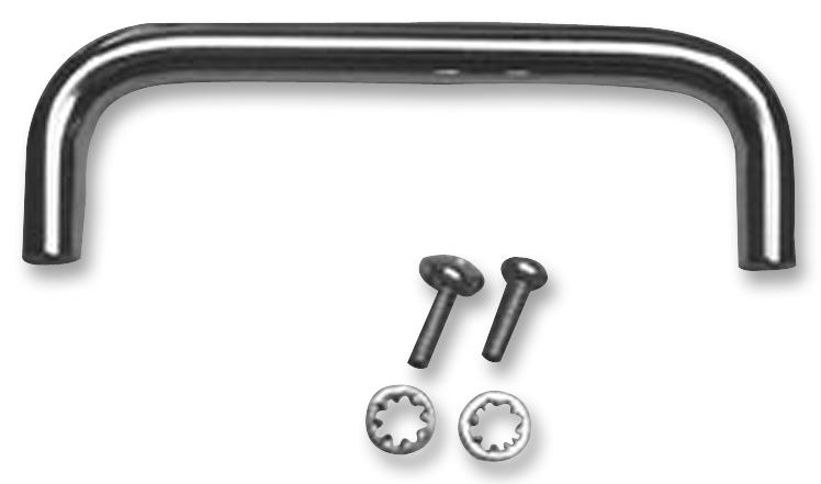 1427E1BK HANDLES, 2U, BLACK, PK2 HAMMOND