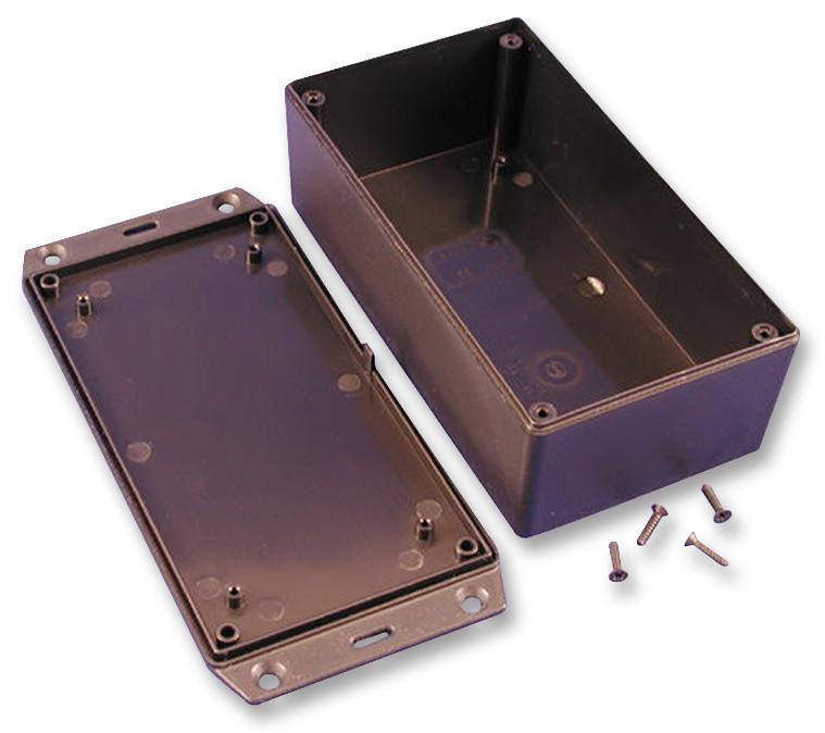 1591XXBSFLBK BOX, ABS, FLANGED, 113X63X31MM HAMMOND