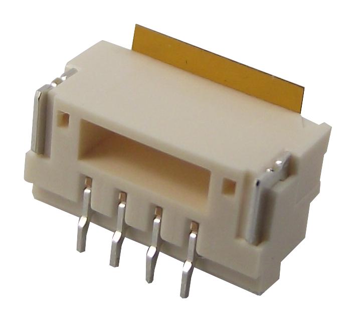 BM04B-GHS-TBT (LF)(SN) HEADER, 1.25MM, 4WAY, SMT, VERTICAL JST (JAPAN SOLDERLESS TERMINALS)